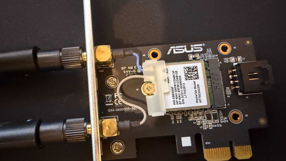 ASUS PCE-AXE5400 - Placa WiFi 6E PCIe + Bluetooth 5.2