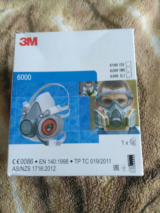 Полумаски 3м 6200,6300 Оригинал!