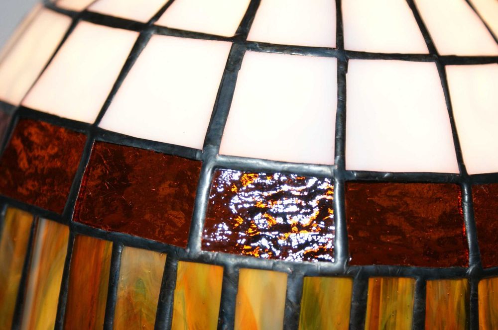 Lampa witrażowa, Wyprzedaż. Projekt autorski