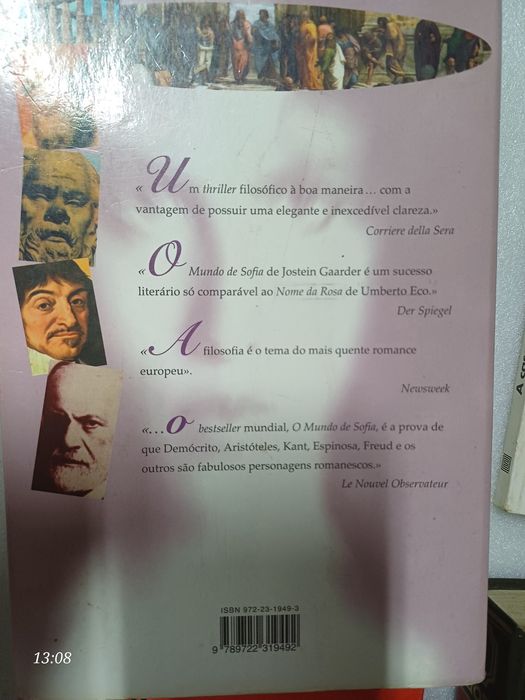 O Mundo de Sofia de Jostein Gaarder