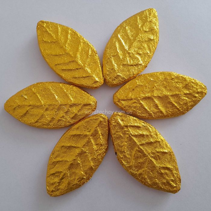 Чай Шу Пуер прессований Золотий листок (Пуэр Золотой лист прессованный