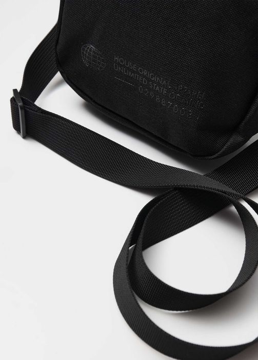 Сумка чоловіча House через плече чорна нова