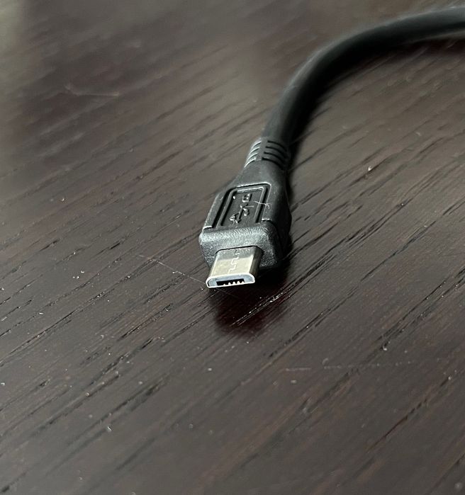 Kabel USB Micro B-A M/F 2.0 15cm Lanberg Przejściówka USB-A microUSB