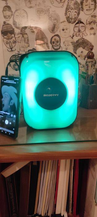 Coluna Wireless Portátil Mf1101 MODORWY Preto