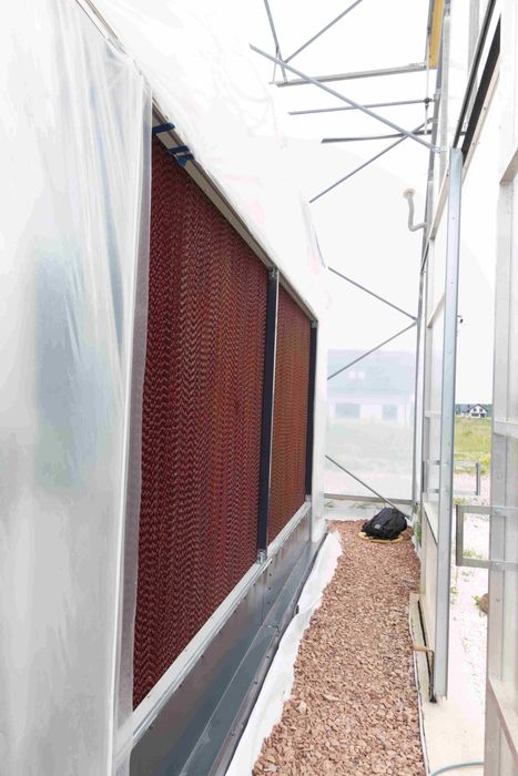 Ściana chłodząca do kurnika, szklarni pad cooling