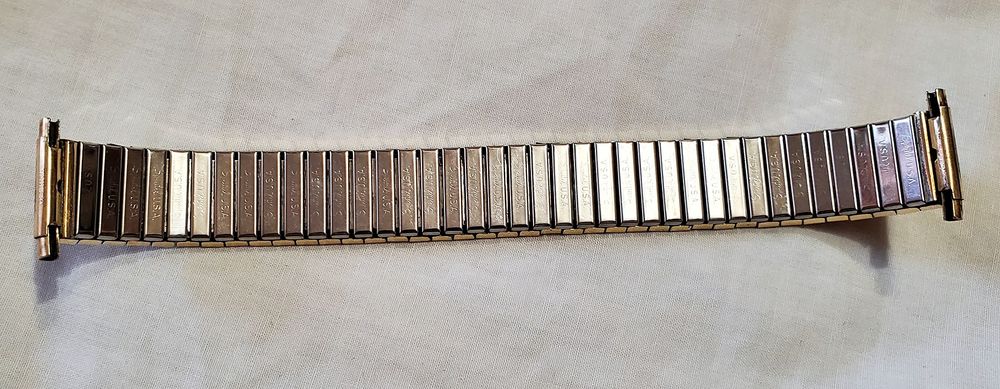 Браслет позолоченный от швейцарских винтажных часов периода ссср