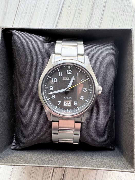 Seiko SUR569P1 Sapphire – Stan BDB, Komplet, Szkło Szafirowe