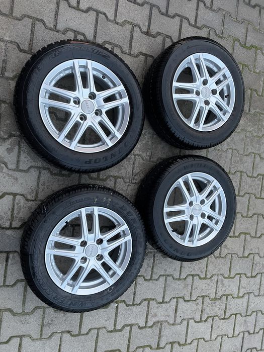 Kola zimowe ford fiesta mk8 7 b-max 4x108 et45 opony 195/60/15 dunlop