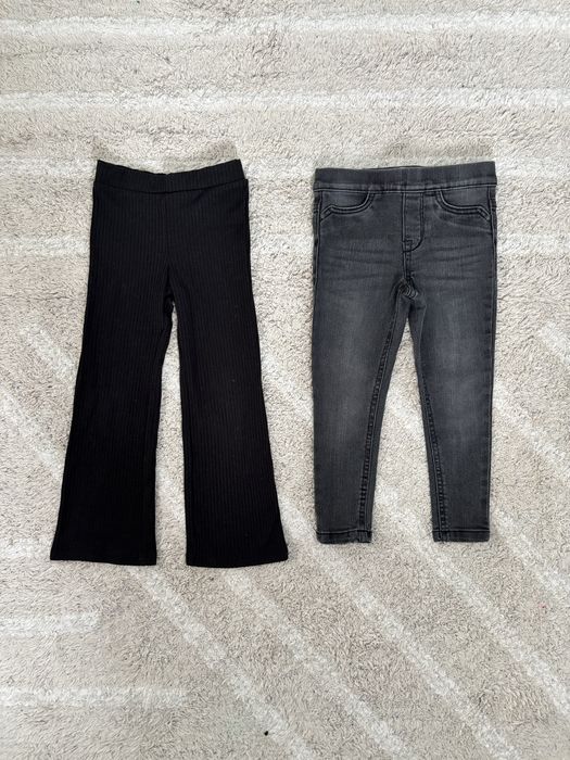 Штани палацо HM та джегінси на 2-3 роки 98см