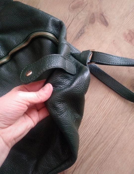 Torebka i plecak  2w1 skóra naturalna   19V69