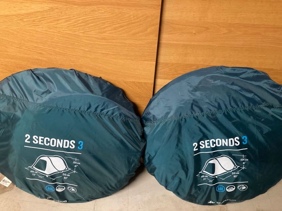 2 tendas campismo Queshua praticamente novas