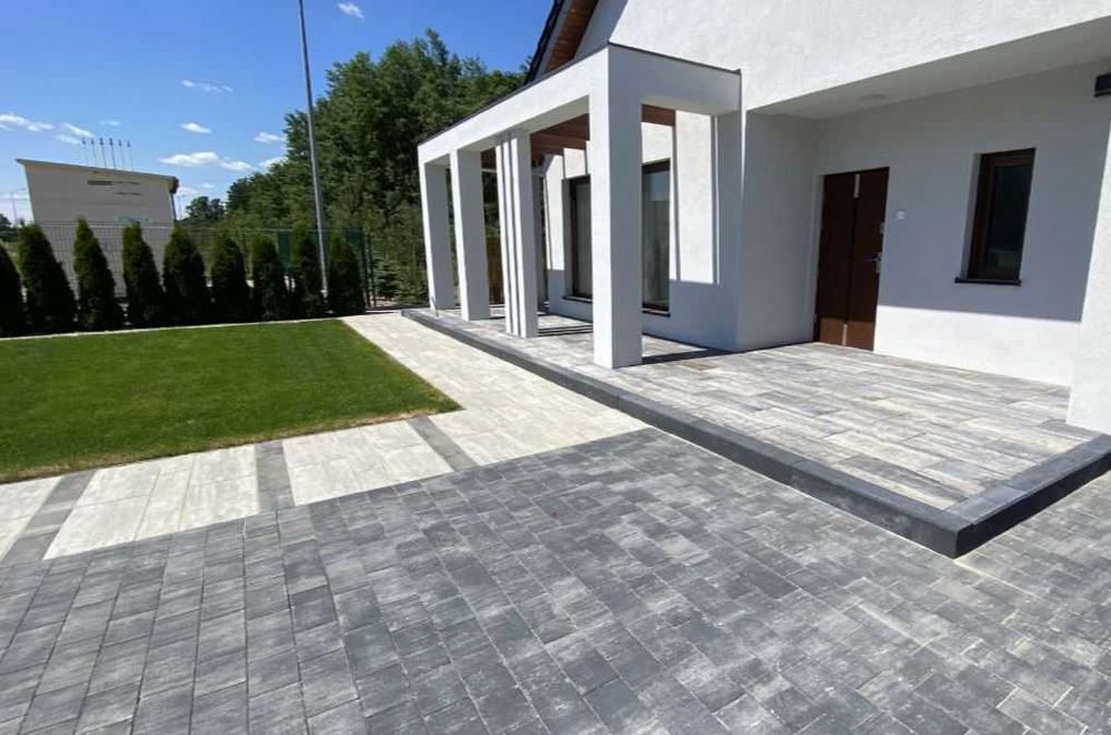 Nowoczesna kostka brukowa Duo 8cm Ziel-Bruk
