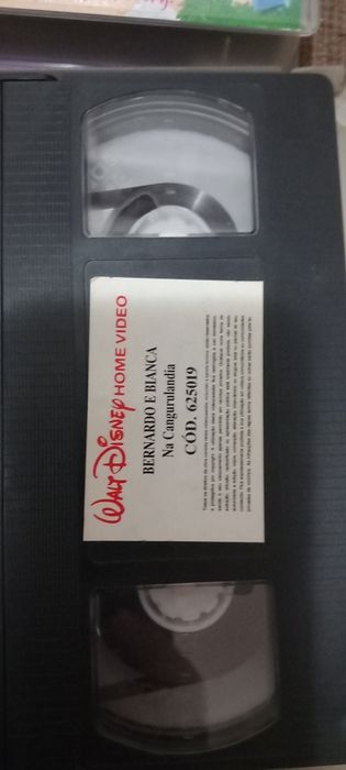 Cassetes  de vídeo originais da Walt Disney