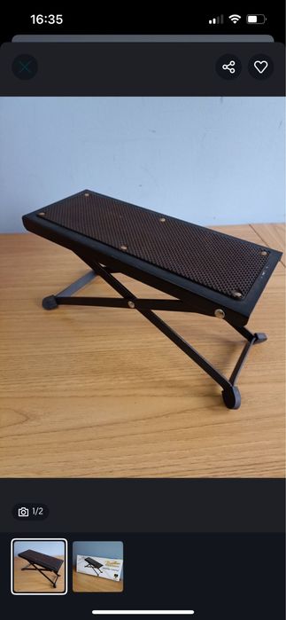 NOVO Apoio de pé guitarra e outros instrumentos