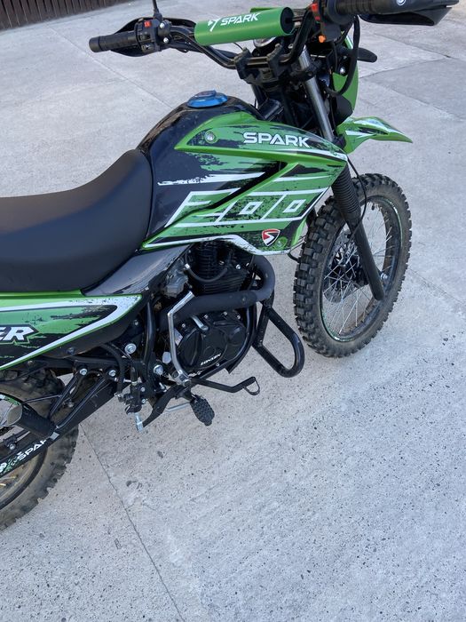 Мотоцикл spark 200 куб. Пробег 130. Стан новый