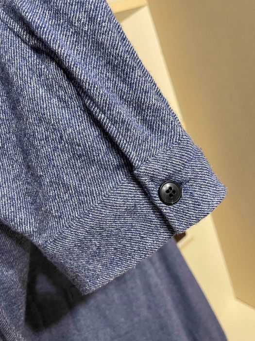 Sunspel, теплий вовняний овершо, цупка верхня сорочка XL/XXL