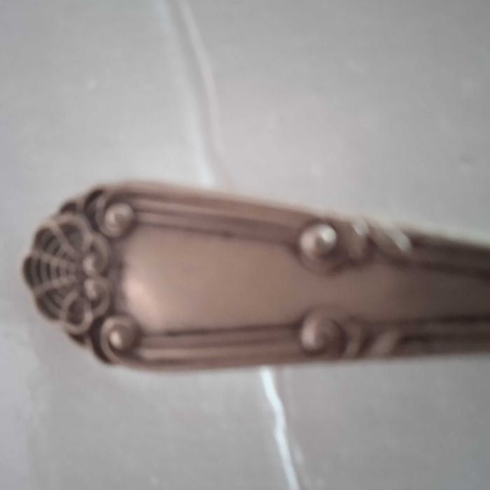 Duas colheres de café, em prata, antigas