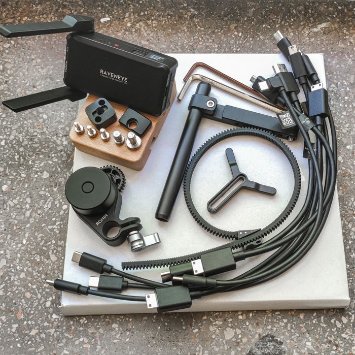 DJI RSC 2 Pro Combo – akcesoria (RavenEye, Focus Motor, kable) bez gimbala