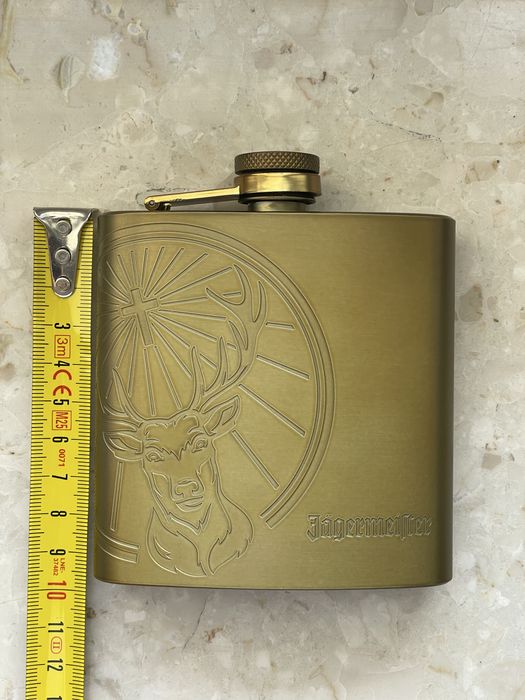 Металева кишенькова фляга Jagermeister 180 мл