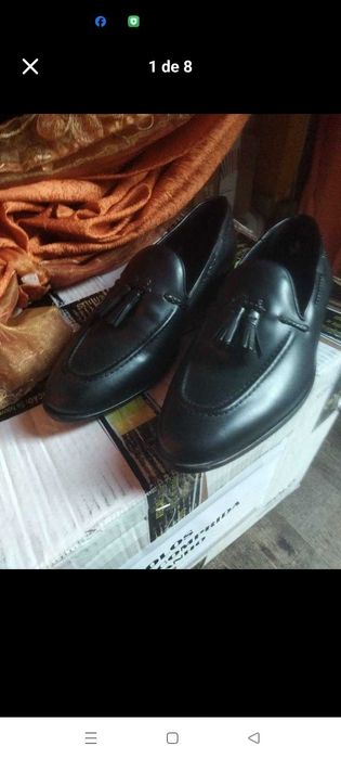 Sapatos homem Kurt Geiger (marca inglesa ), mocassim preto 42