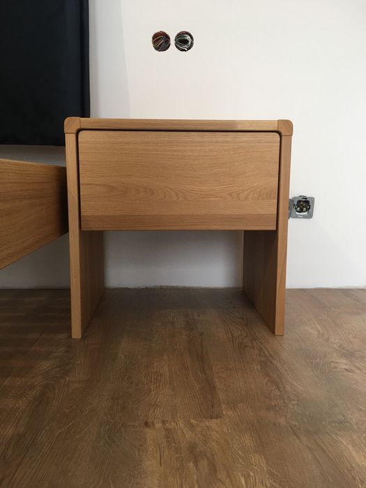 Łóżko Lewitujące (3) drewniane Jesionowe lub dębowe 160x200 180x200