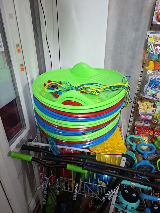 Зимові санки-диск ( тарелка)