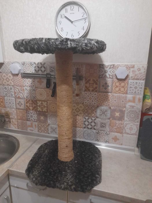 Дряпалка для котів сіра
