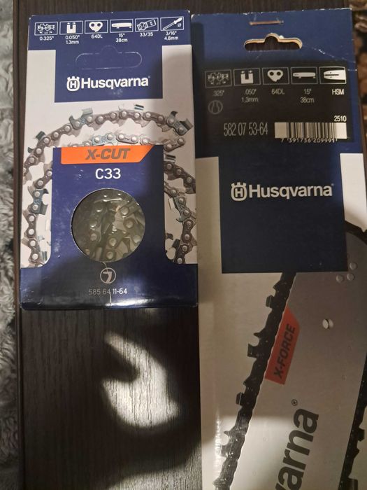 Набiр :шина та ланцюг Хускварна 38см