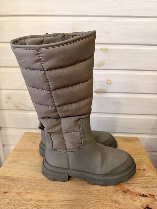 Ботинки сапожки zara DKNY для дівчинки