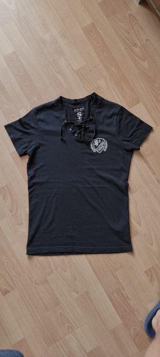 roz.S Koszulka T-shirt czarny męski