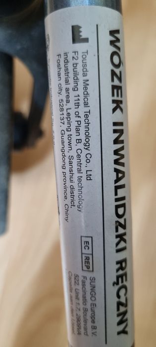 Lekki, składy wózek inwalidzki.