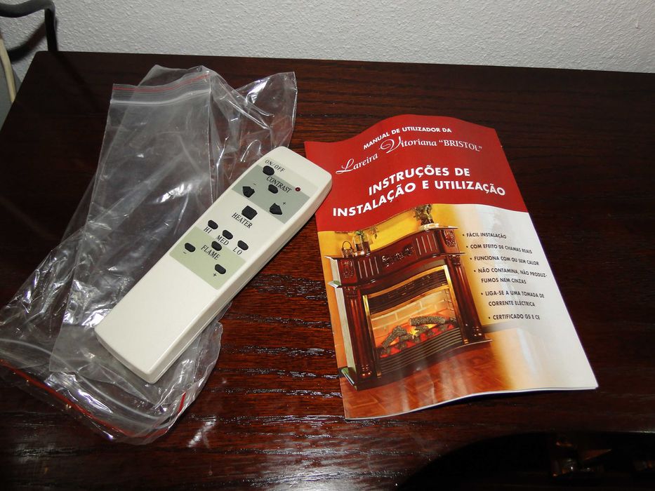 Aquecedor imitando uma lareira - Produz calor ou simplesmente faz o