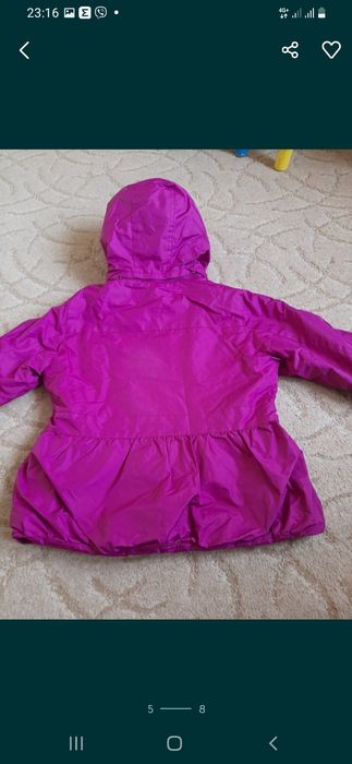 Зимняя термо куртка с полукомбезом