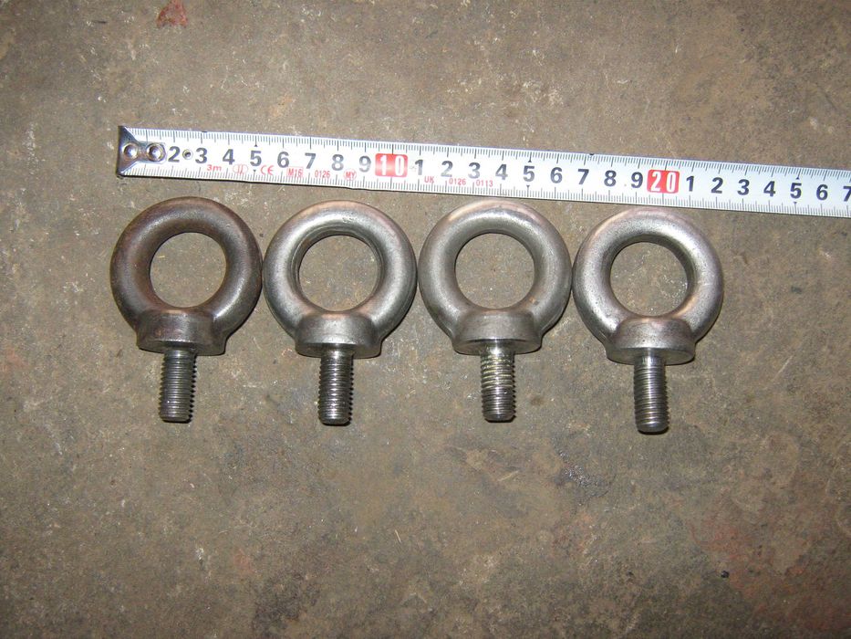 Нержавеющий рым болт М-12 Нержавейка рим болт с кольцом. 150 гр/шт