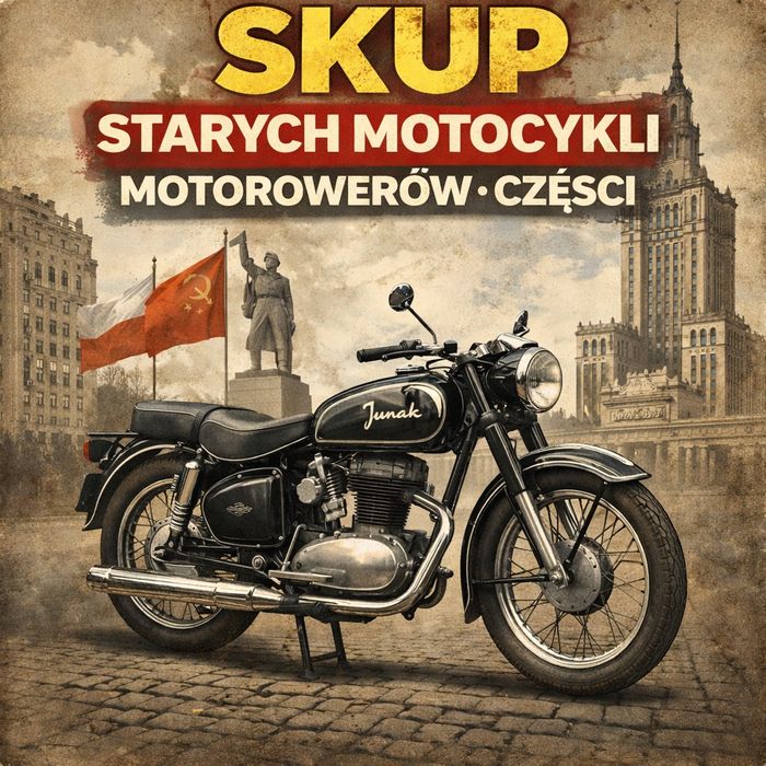 Skup starych motorowerów motocykli cała polska każda marka np simson