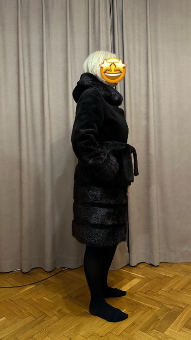 Шуба з нутрії натуральна