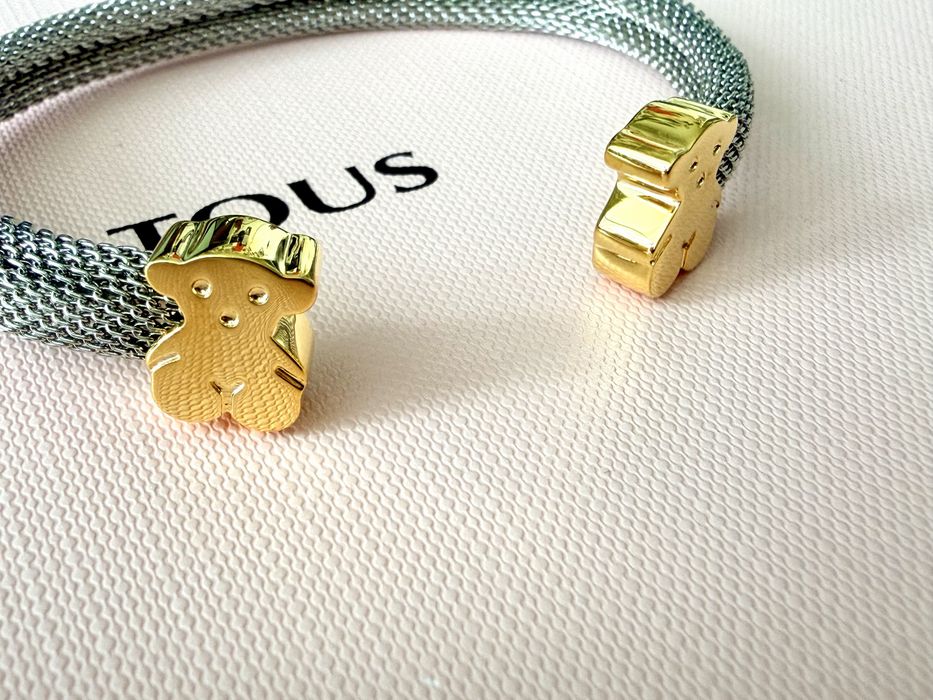 Promocja Tous mesh nowa bransoletka duże misie az 1.2cm