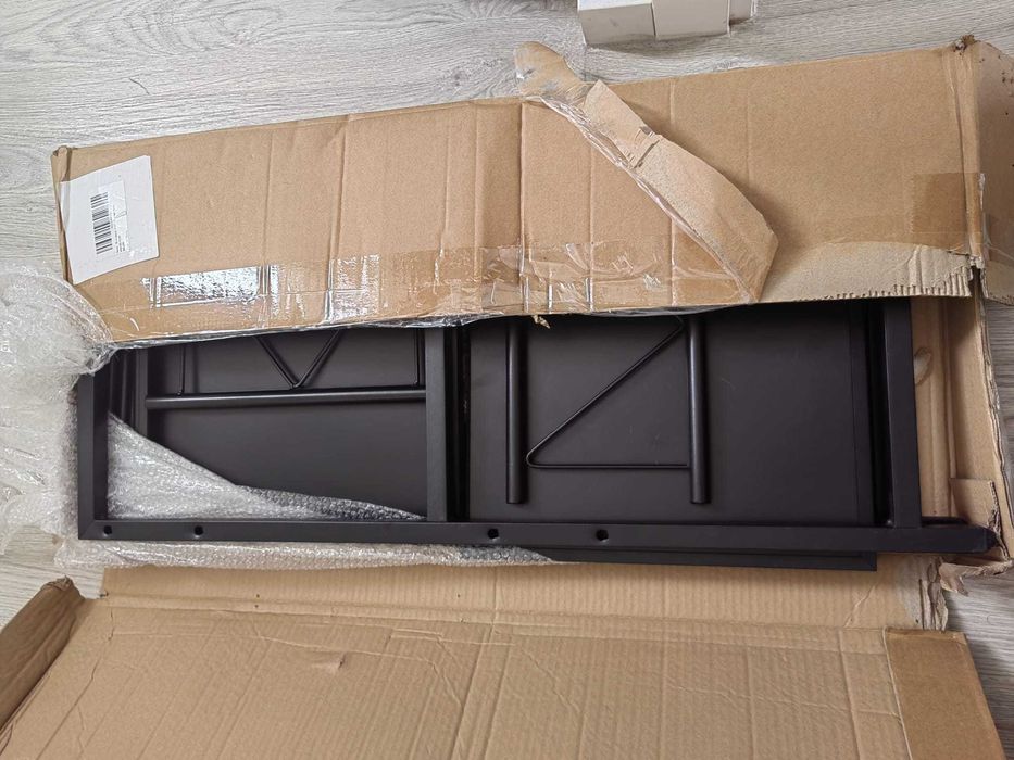 Suporte de microondas para arrumação com 3 espaços