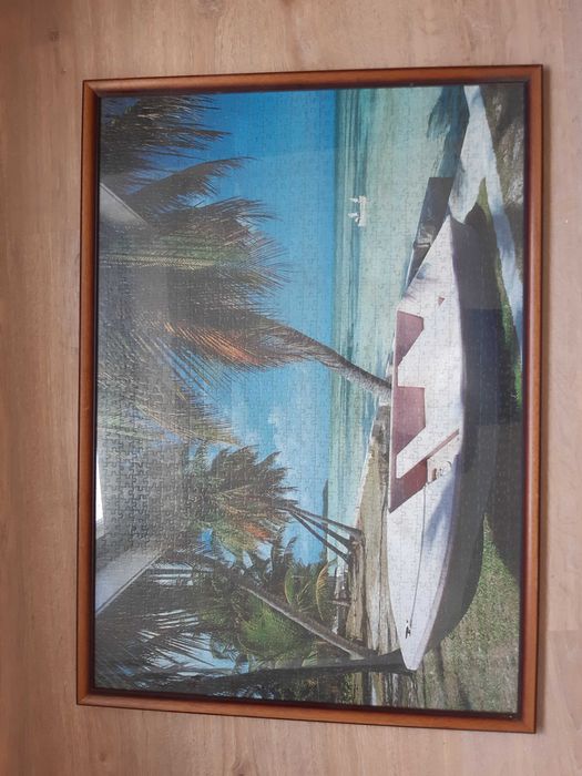 Quadros ponto de cruz e puzzle