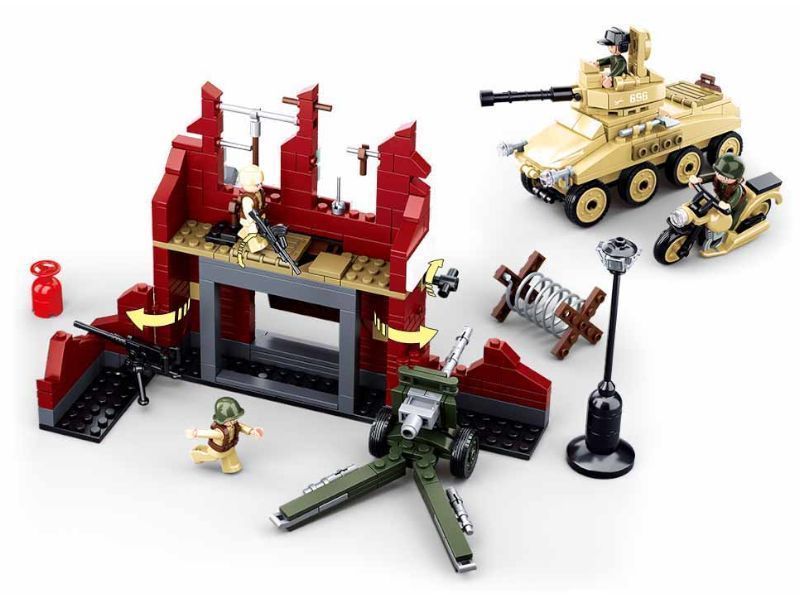 Klocki Transporter Czołg PUMA+ Bunkier