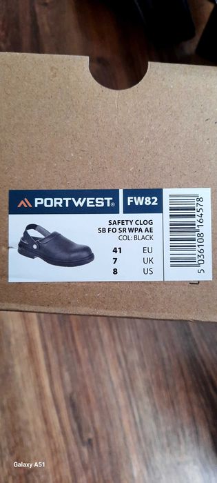 Buty dla kierwcy TIR (klapki) BHP z podnoskami