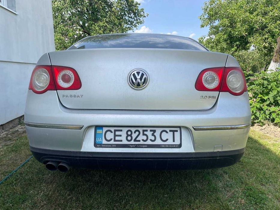 Volkswagen Passat 2007 B6  •  2.0FSI MT (150 к.с.)  Бензин, 1.98 л 110 кВт