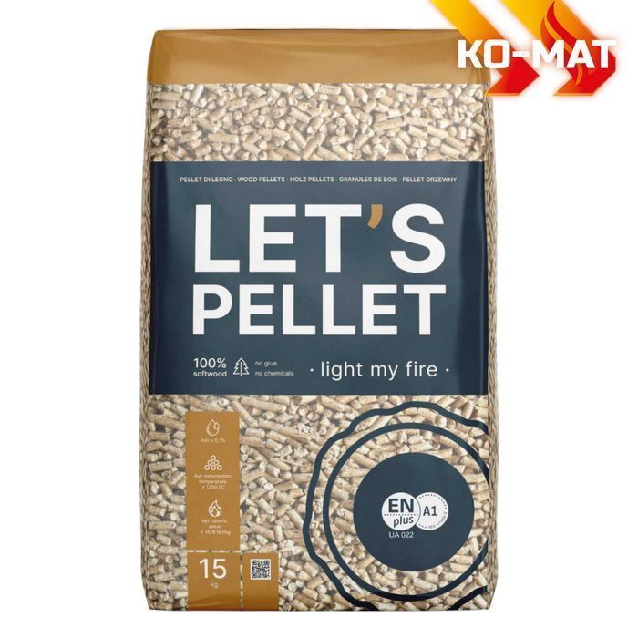 Let's Pellet, Pelet Sosnowy EN PLUS A1 OLczyk, Barlinek