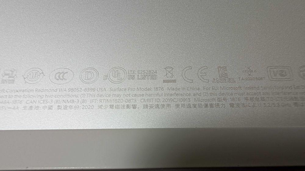 Computador Portátil Microsoft Híbrido Surface Pro X 13 Touch 16/256GB