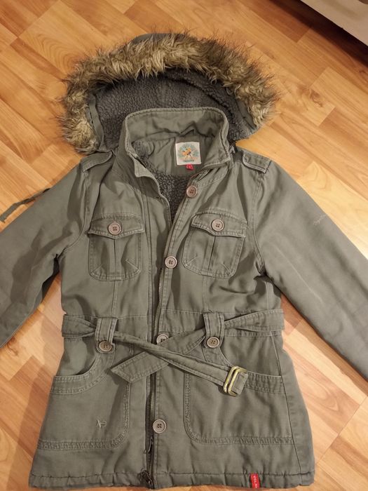 Parka kurtka roz S stan bdb