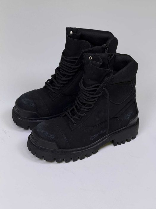 BALENCIAGA Strike boots black army ботинки берцы боты opium archive 44