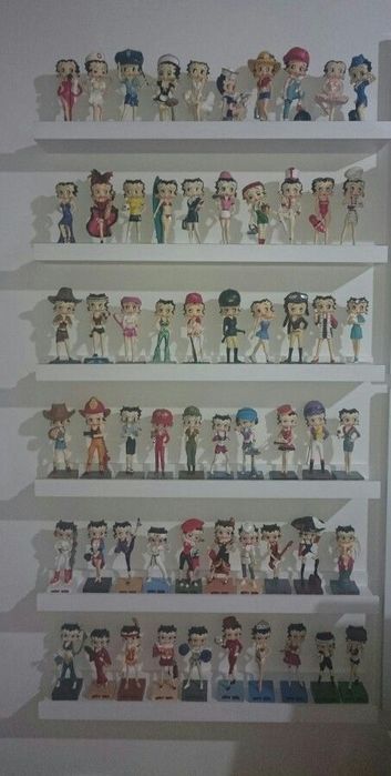 oleção Completa Betty Boop Show Collection Salvat – 60 Figuras + Revistas Completas