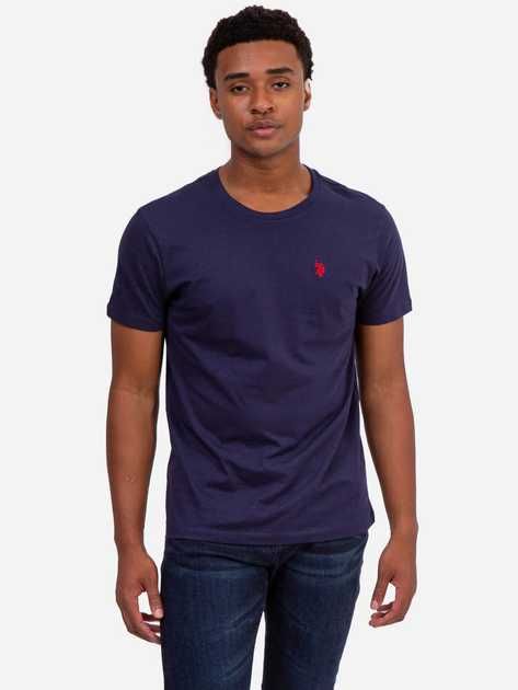 Футболка US Polo Assn Темно-синя Оригінал (Розміри та кольори)