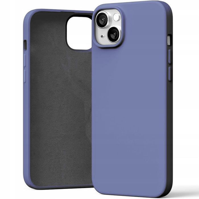 Etui do iPhone 15 Plus Mercury Silicone purpurowe