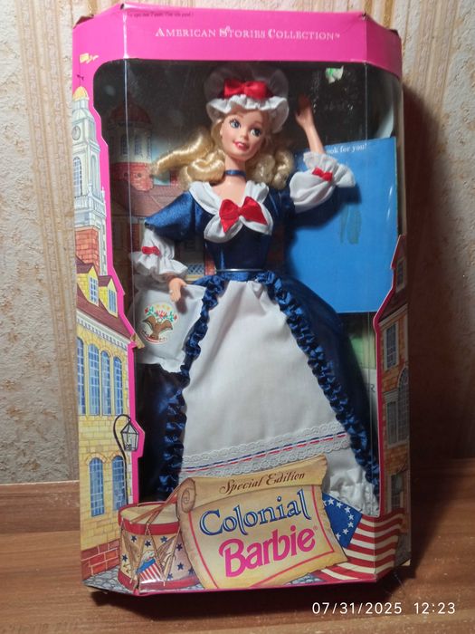 Колекційна Барбі 1994 Colonial Barbie Special Edition 12578 НОВА з США